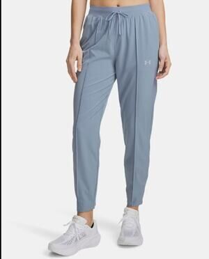 New NWT Under Armour Velociti Pro Women's Track Pants Blue Size Medium